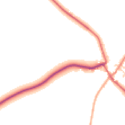 Daytime road noise heatmap for SY15 6UE
