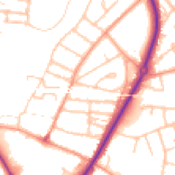 Daytime road noise heatmap for SY2 5HT