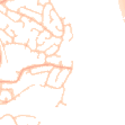 Daytime road noise heatmap for SY2 5LJ