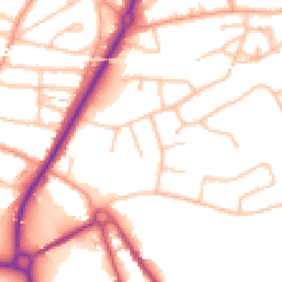 Daytime road noise heatmap for SY2 5LT