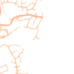 Daytime road noise heatmap for SY2 5LW
