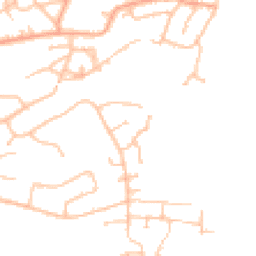 Daytime road noise heatmap for SY2 5NN