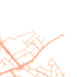 Daytime road noise heatmap for SY2 5TT