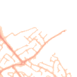 Daytime road noise heatmap for SY2 5TY