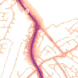 Daytime road noise heatmap for SY2 5XX
