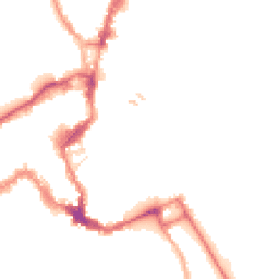 Night-time road noise heatmap for SY2 6AN