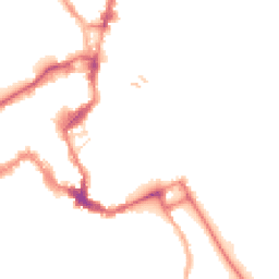 Night-time road noise heatmap for SY2 6AT