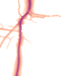 Daytime road noise heatmap for SY3 0AP
