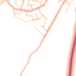 Daytime road noise heatmap for SY3 0BU