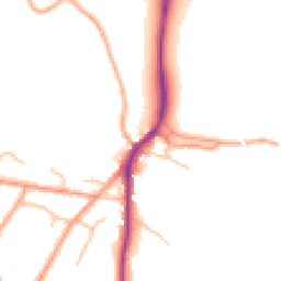 Daytime road noise heatmap for SY3 0DB