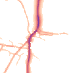 Daytime road noise heatmap for SY3 0DG