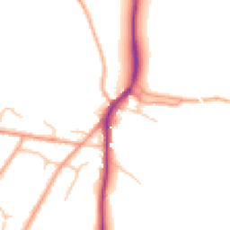 Daytime road noise heatmap for SY3 0DL