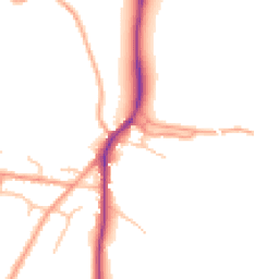 Daytime road noise heatmap for SY3 0DQ