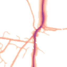 Daytime road noise heatmap for SY3 0DS