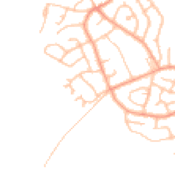 Daytime road noise heatmap for SY3 0LL