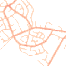 Daytime road noise heatmap for SY3 0NB