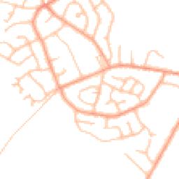 Daytime road noise heatmap for SY3 0PQ