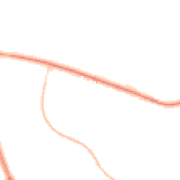 Night-time road noise heatmap for SY3 5AR