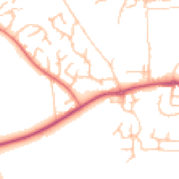 Daytime road noise heatmap for SY3 5BS