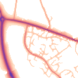 Daytime road noise heatmap for SY3 5DH