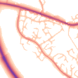 Daytime road noise heatmap for SY3 5DS