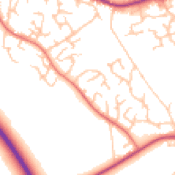 Daytime road noise heatmap for SY3 5HN