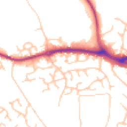 Daytime road noise heatmap for SY3 5LD