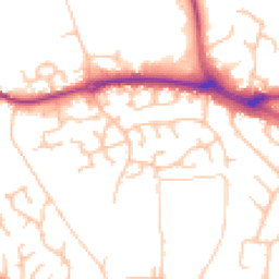 Daytime road noise heatmap for SY3 5PB