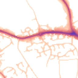 Daytime road noise heatmap for SY3 5PD