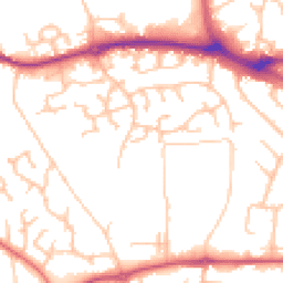 Daytime road noise heatmap for SY3 5PS