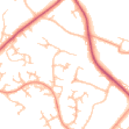 Daytime road noise heatmap for SY3 6AN