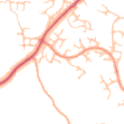 Daytime road noise heatmap for SY3 6AS