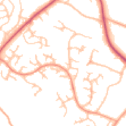 Daytime road noise heatmap for SY3 6AX