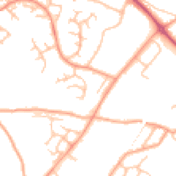 Daytime road noise heatmap for SY3 6BJ
