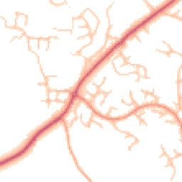 Daytime road noise heatmap for SY3 6BU