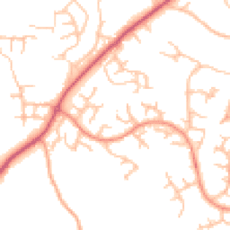 Daytime road noise heatmap for SY3 6DX