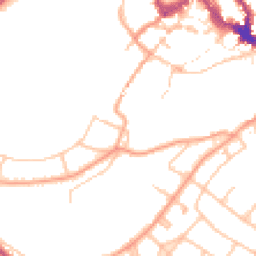 Daytime road noise heatmap for SY3 7AG