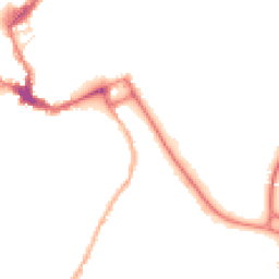 Night-time road noise heatmap for SY3 7BE