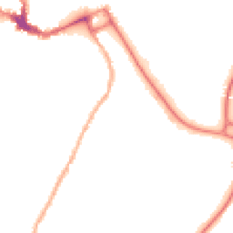 Night-time road noise heatmap for SY3 7NX
