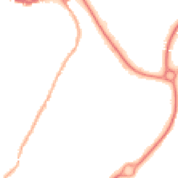 Night-time road noise heatmap for SY3 7PB