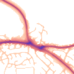 Daytime road noise heatmap for SY3 8BH