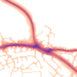 Daytime road noise heatmap for SY3 8BN