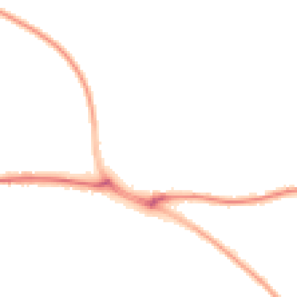 Night-time road noise heatmap for SY3 8BX
