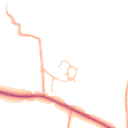 Daytime road noise heatmap for SY3 8EP