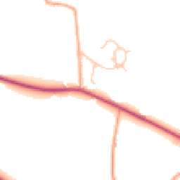 Daytime road noise heatmap for SY3 8EQ
