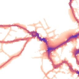 Daytime road noise heatmap for SY3 8JY