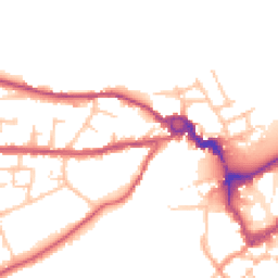 Daytime road noise heatmap for SY3 8NX