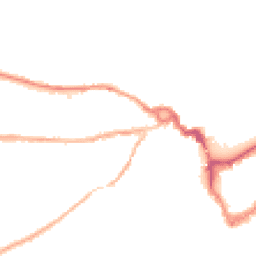 Night-time road noise heatmap for SY3 8NX