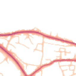 Daytime road noise heatmap for SY3 8PE