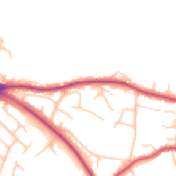 Daytime road noise heatmap for SY3 8RL